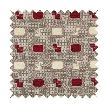 A00954 Burgundy Red Beige
