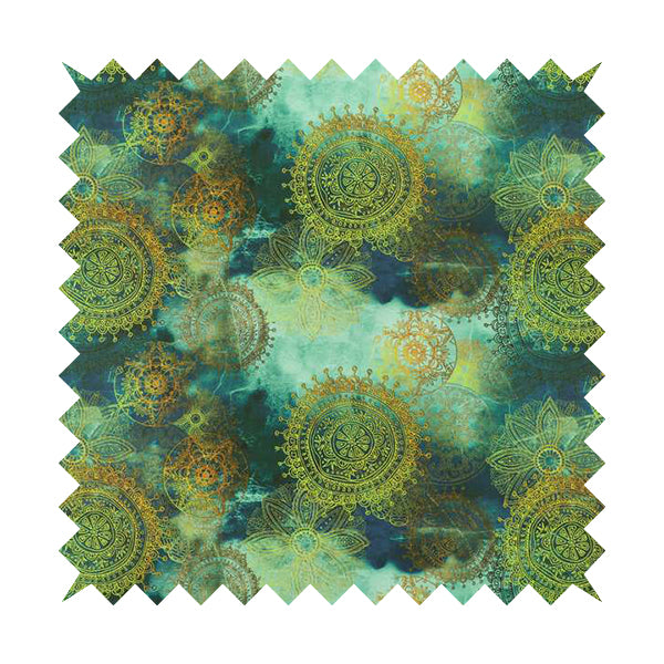 A01619 Blue Ocean Green Yellow