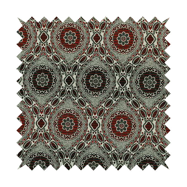 A03400 Black Red Silver