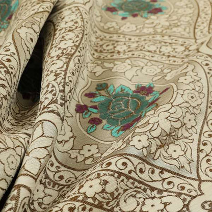 A02624 Cream White Teal