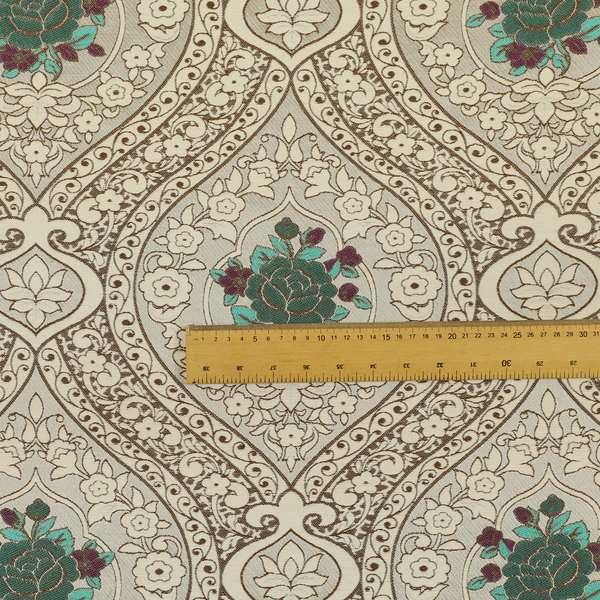 A02624 Cream White Teal