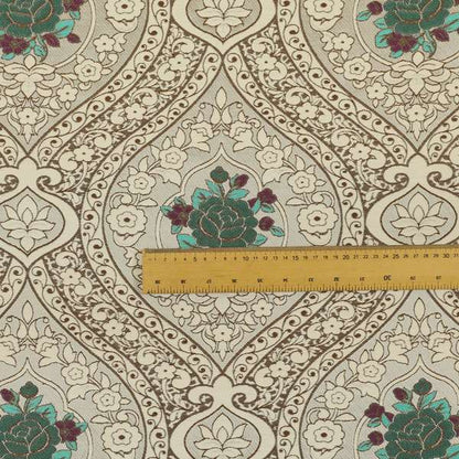 A02624 Cream White Teal