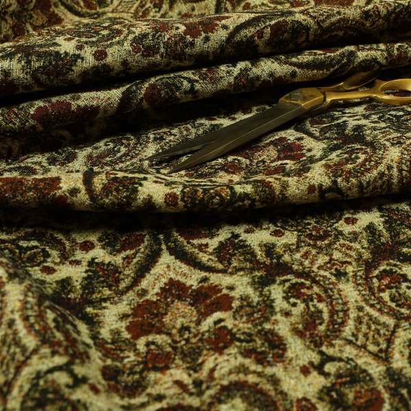 A00787 Beige Black Red