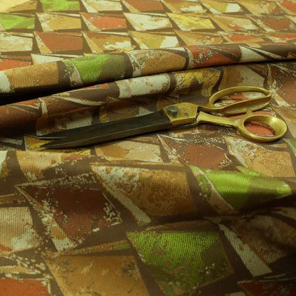 A02023 Orange Brown Yellow