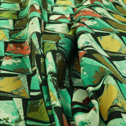 A02025 Teal Green Yellow