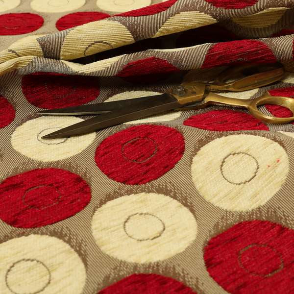 A01033 Gold Beige Red