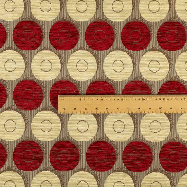 A01033 Gold Beige Red