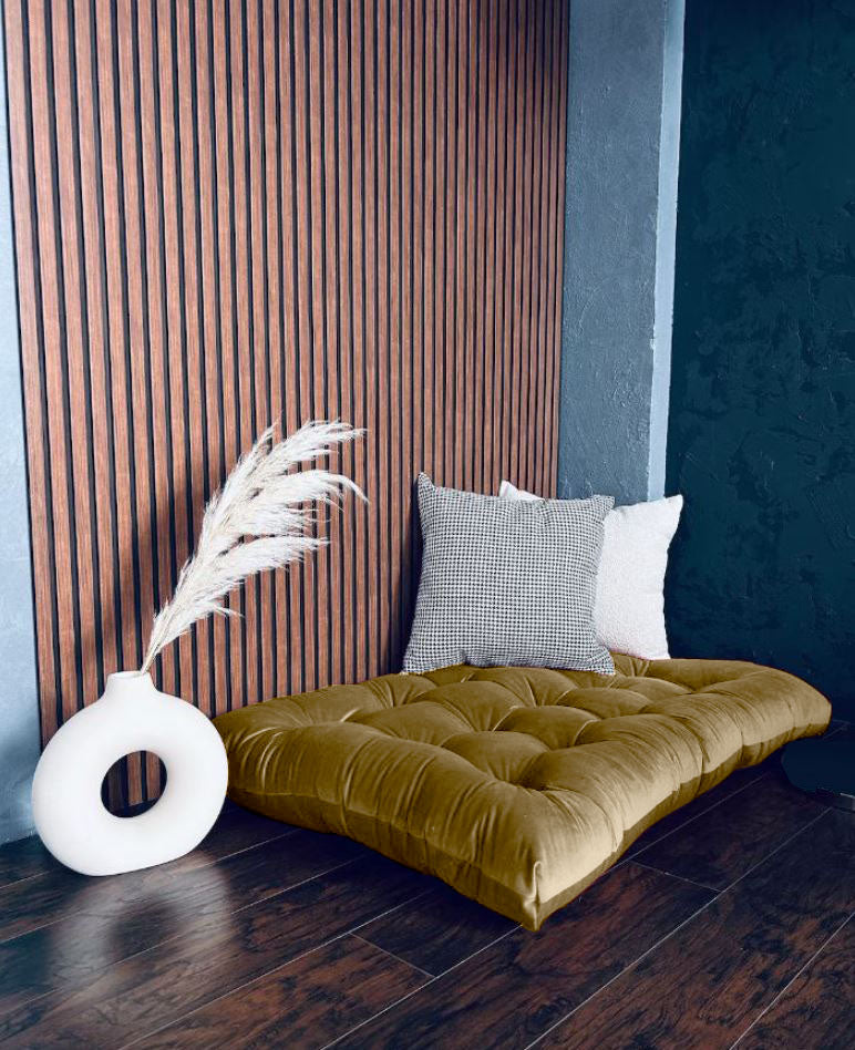 Velvet floor cushion