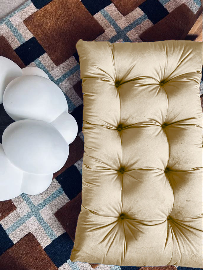 Multicolour small VELVET FLOOR SEATING