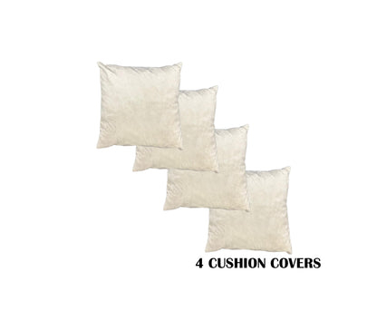 Creamy White Chesterfield Footstool | Buttoned Footstool Bench