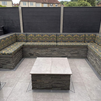 Custom Waterproof Outdoor Bench Cushions Designed for Lasting Garden Comfort