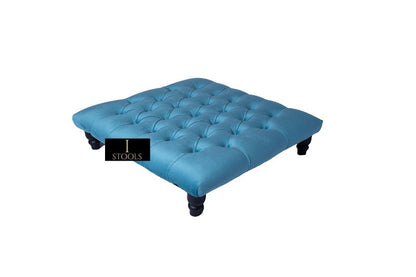 Aqua Footstool Bench | Aqua Chesterfield Bench | Aqua Ottoman Footrest