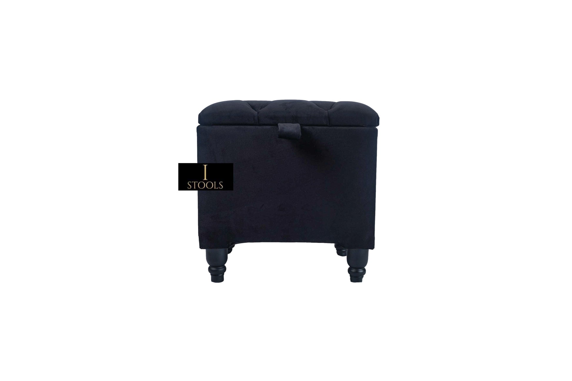 Cushioned Black Small Storage Box 