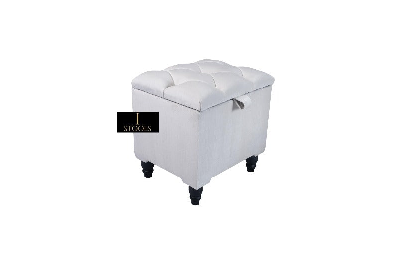 Creamy White Ottoman seat 