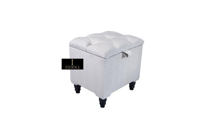Creamy White Ottoman seat 