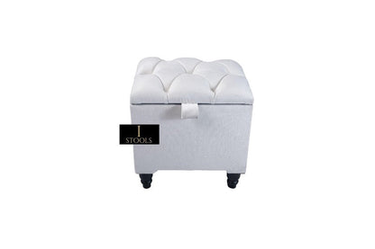 Creamy White Ottoman seat 