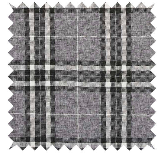 Grey & Black Tartan  no