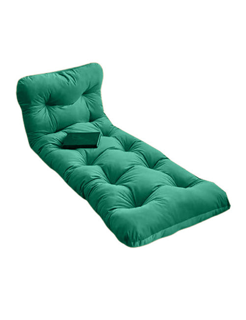 Green Fluid velvet floor seating