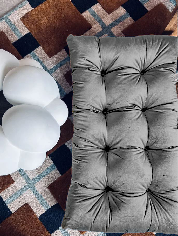 Multicolour small VELVET FLOOR SEATING