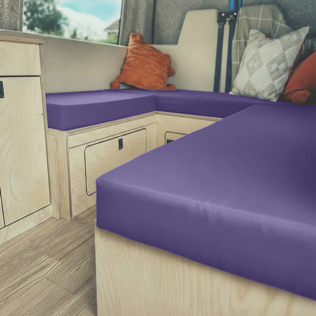 High density foam purple rock and roll bed
