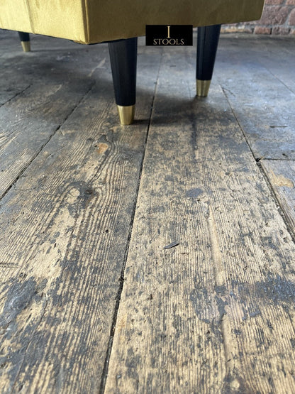  Mustard Gold Ottoman seat 