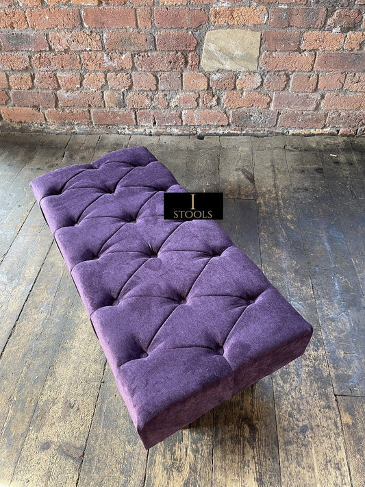 Purple Aubergine Ottoman 