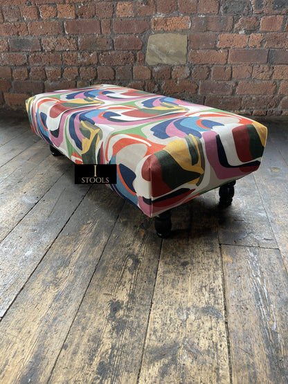 Footstool Floral vue bench coffee table
