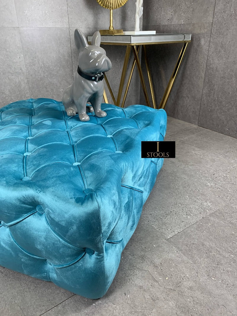 Aqua Blue Footrest
