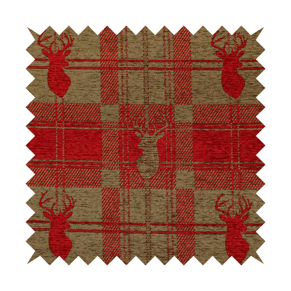 A02053 Red On Brown