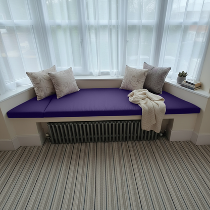 Luxurious indoor seating with high-density foam and box edge detailing
