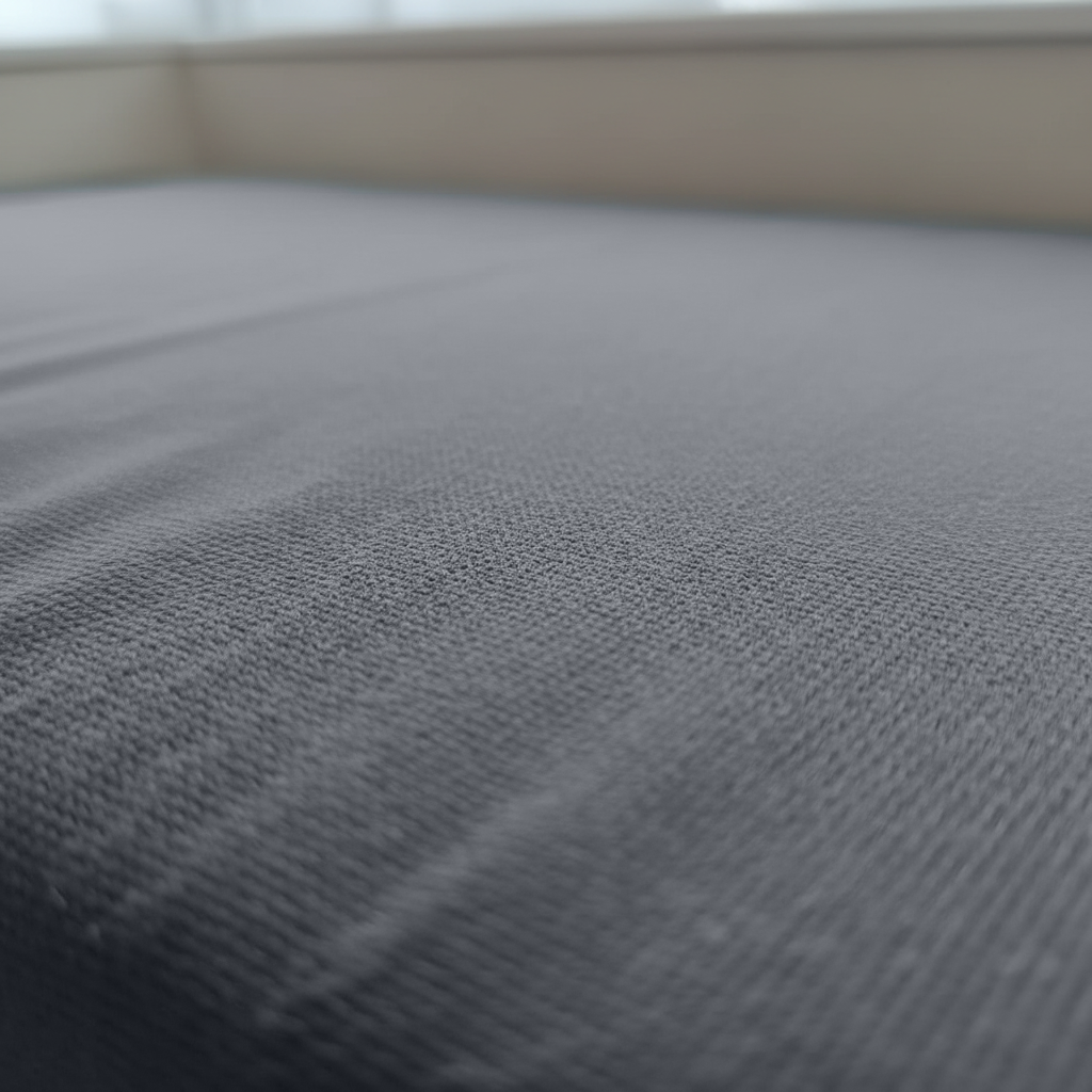 Luxury window seat mattress in Dark Grey for indoor seating