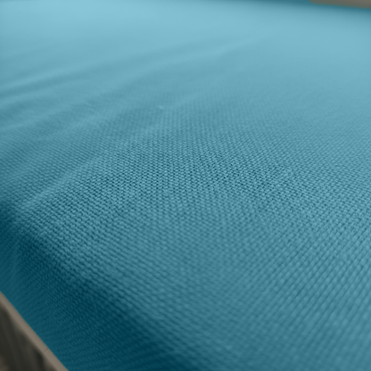 Luxury window seat mattress with high-density foam in aqua