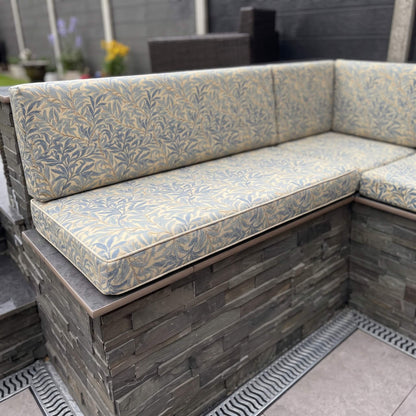 Made to Order Waterproof Corner Sofa Garden Cushions for Patio Seating