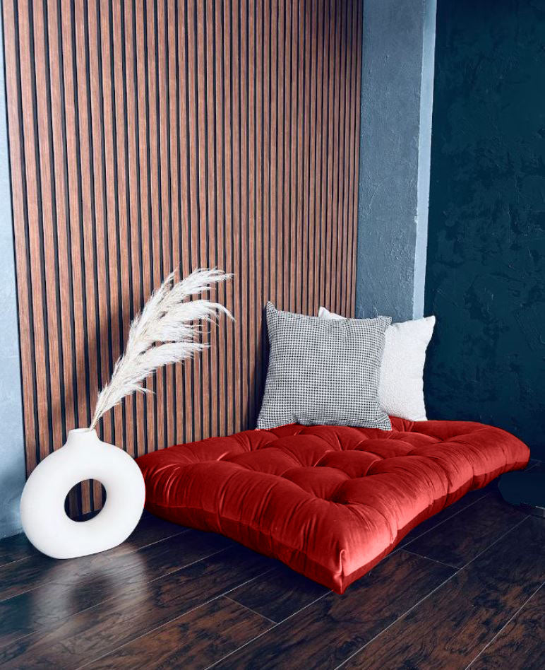 Velvet floor cushion