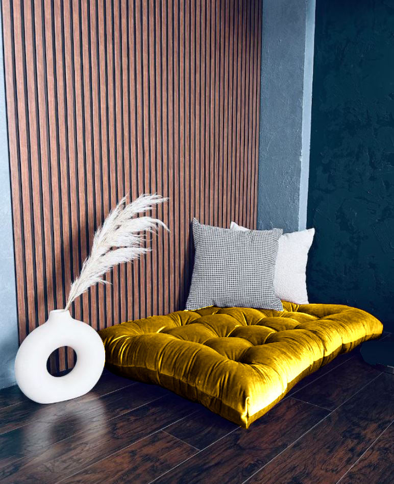 Velvet floor cushion