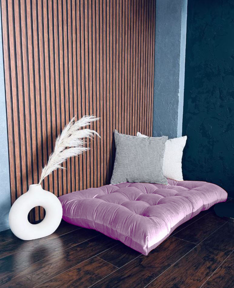 Velvet floor cushion