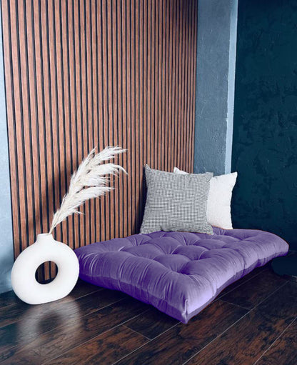 Velvet floor cushion