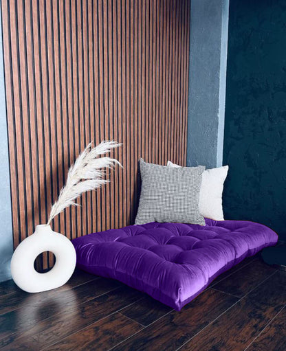 Velvet floor cushion