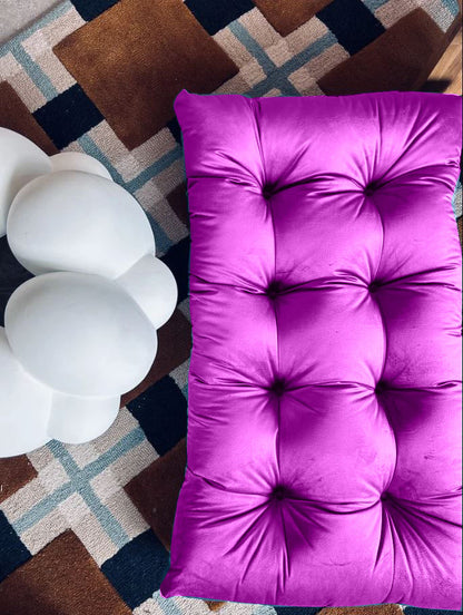 Multicolour small VELVET FLOOR SEATING
