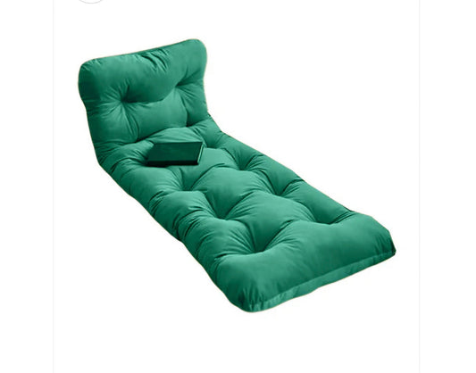 GREEN FLUID VELVET FLOOR SEATING