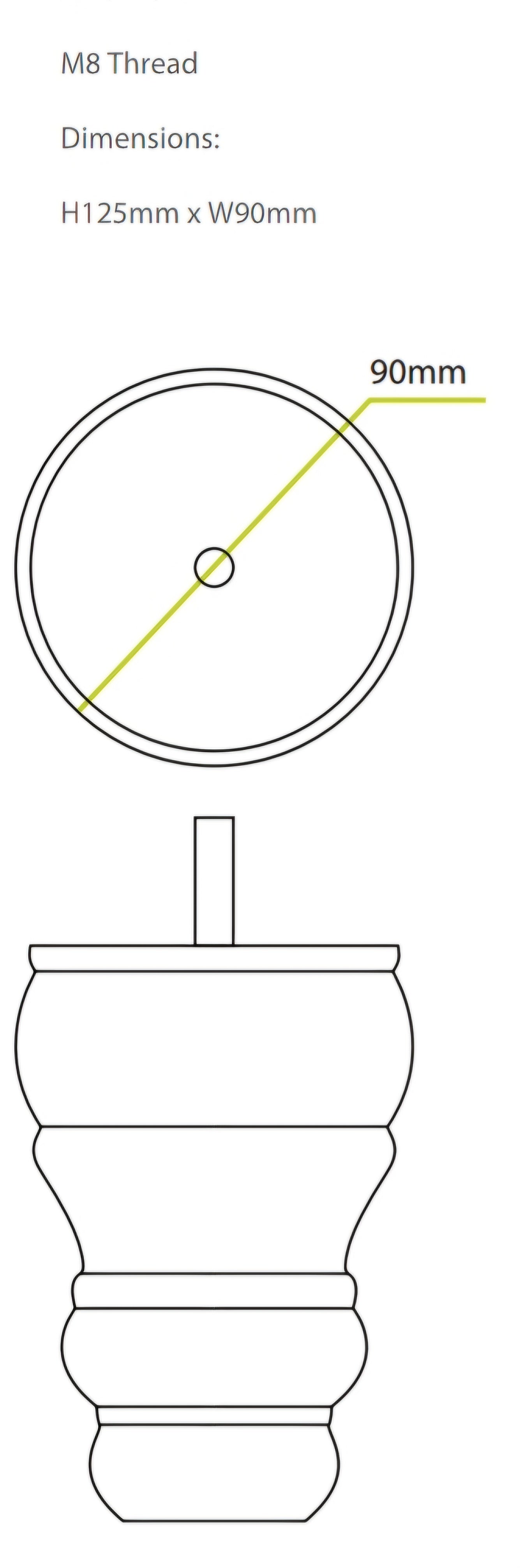 Non storage Chesterfield Footstool Bench, Pouffe footrest