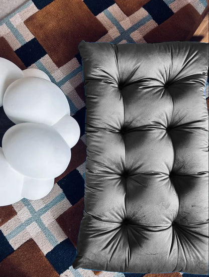 Multicolour small VELVET FLOOR SEATING