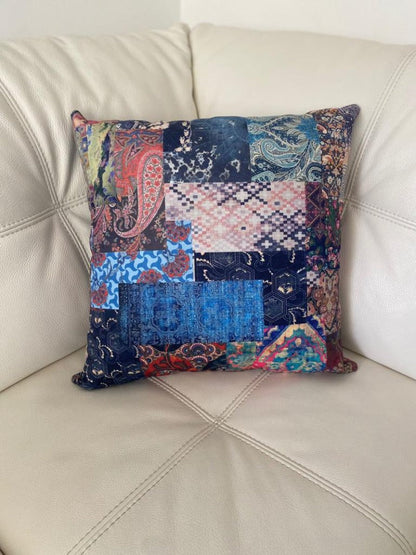 PREMIUM coffee table Demask multicolour Ottoman with Storage | Patterned Footstool Pouffe | Colourful Ottoman Storage Bench