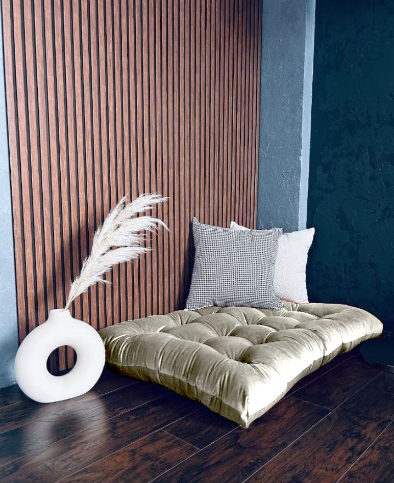 Velvet floor cushion