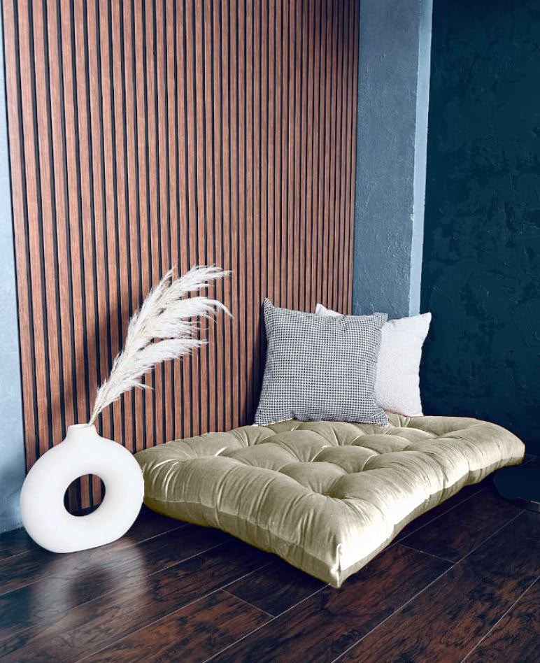 Velvet floor cushion