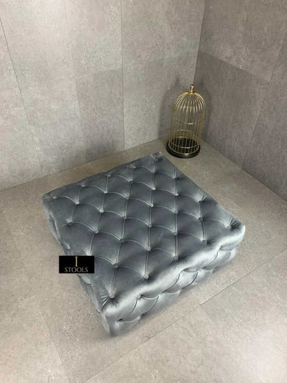 Grey Footstool 