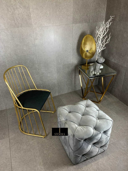 Grey Handmade footstool