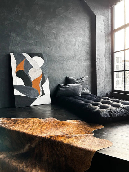 Velvet floor cushion