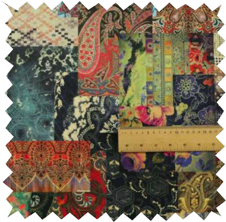 Demask multicolour sample