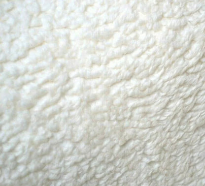 Premium Luxury Footstool with Cozy fur| off white Creamy Footstool Bench